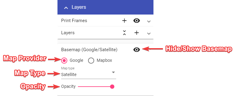 Basemap Settings