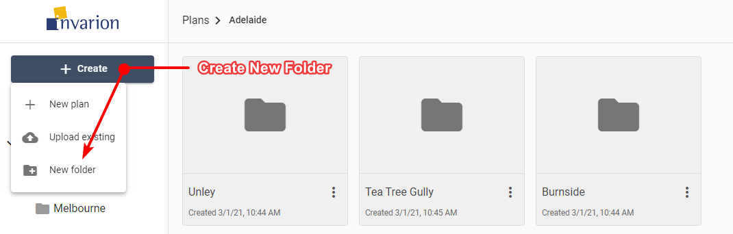 Create New Folder